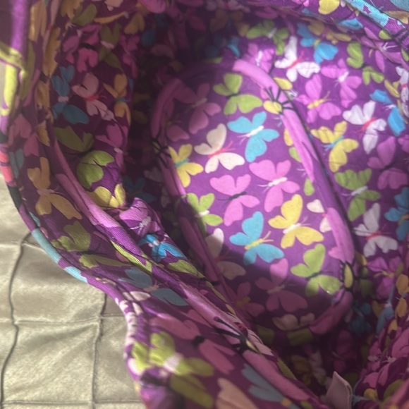 Era Bradley Floral Purple Handbag - Picture 3 of 5